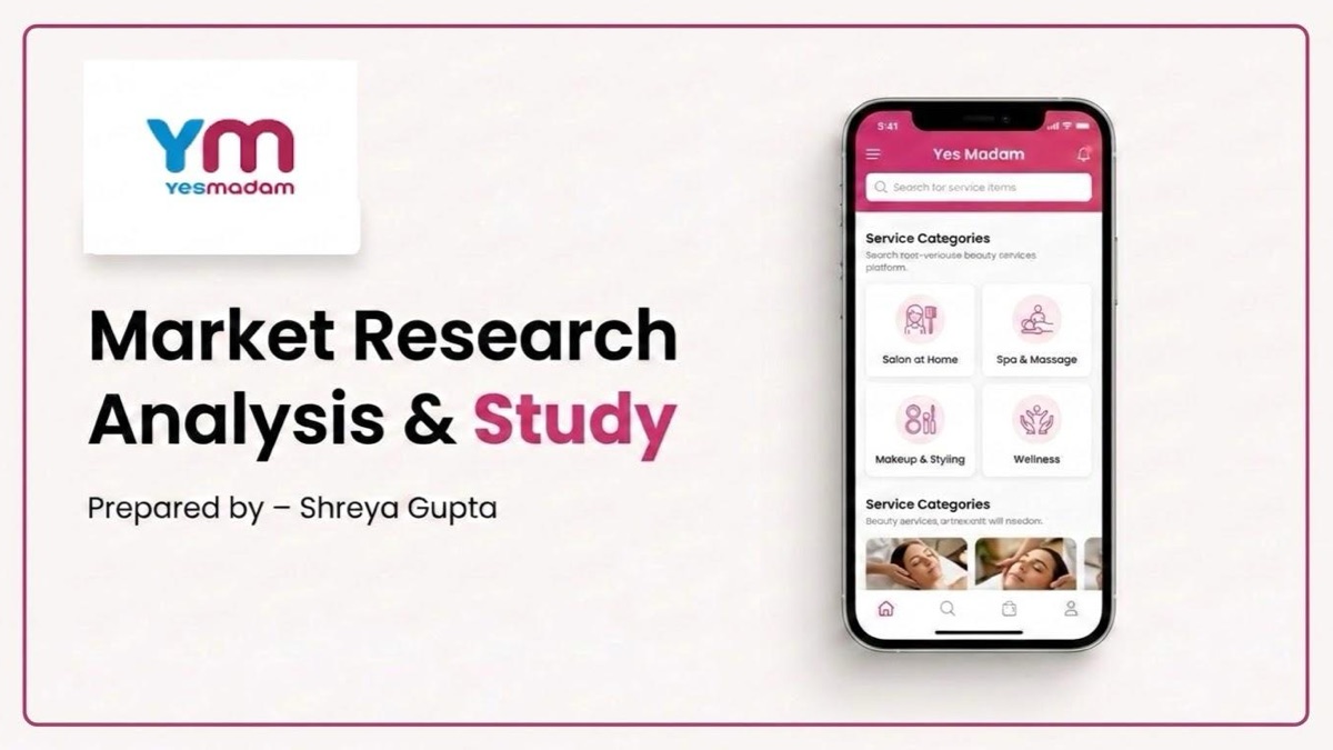 Cover slide of Yes Madam Market Research
