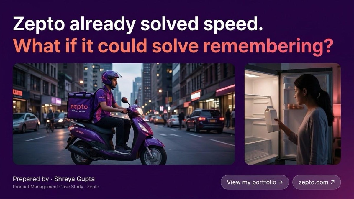 Cover slide of Product Case Study